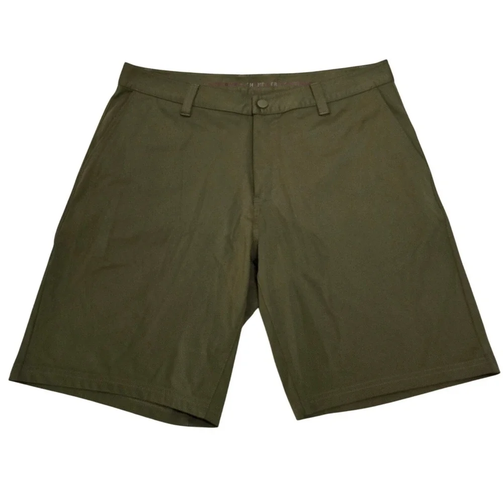 Rhone Mens 34 Shorts The Next Crazy‎ Adventure Olive Green Athletic Golf